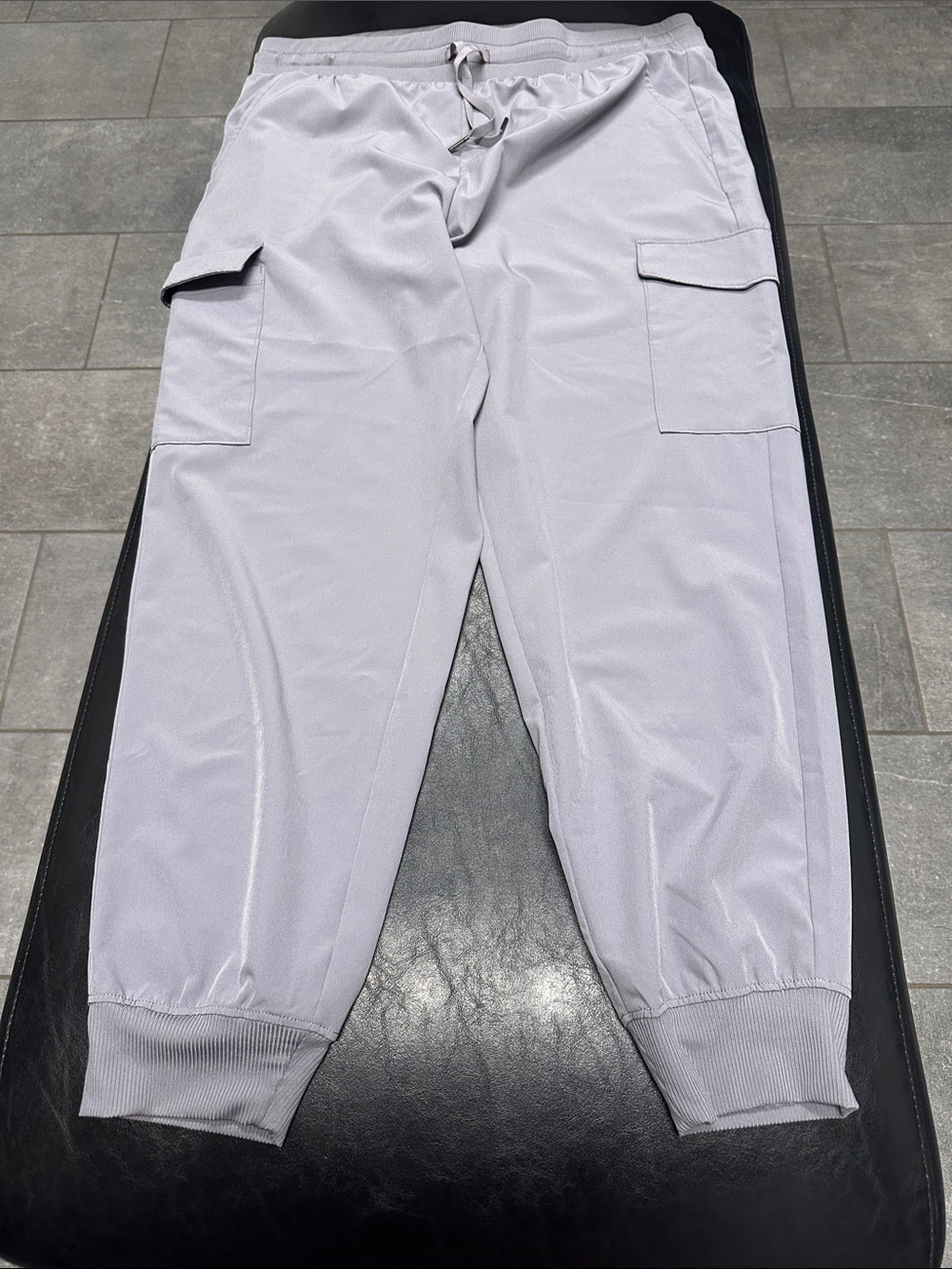RBX Light Gray Cargo Jogger Jumpsuit